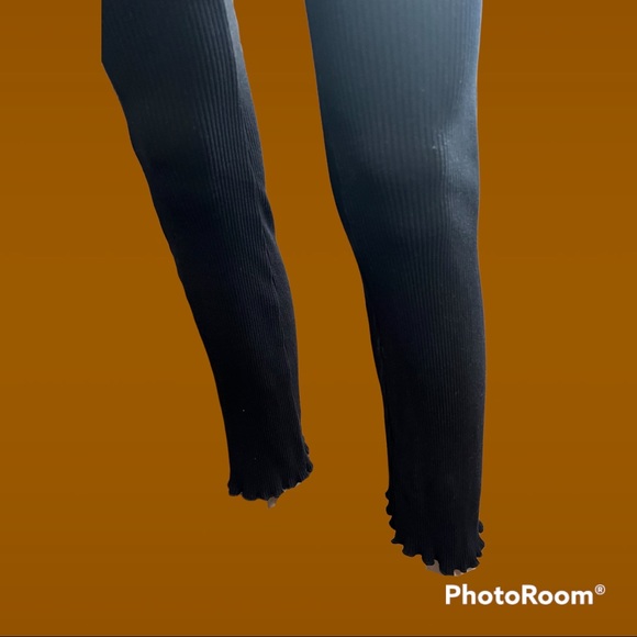 SHEIN Lace Up Back Flare Leg Pants. Size: 2 - Picture 6 of 7